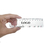 Muka Custom Plastic Ruler Bookmarks, Measuring Tool, Gloss Clear, 5.5" L x 1.4" W x 0.01" Thick, Silk-printing
