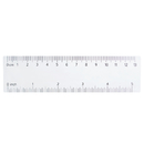Blank Plastic Ruler Bookmarks, Measuring Tool, 5.5