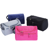 Blank Multifunctional Toiletry Bag Travel Case with Hanging Hook, Unisex, 9-4/5