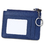 Custom Small Womens RFID Zippered Card Holder Wallets with ID Window & Key Chain, 4.5"L x 3.4"W, Debossed, Price/piece