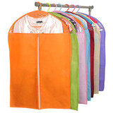 Colorful Non-Woven Zippered Clothes Covers, Garment Bags, 3 Sizes Available