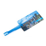 Custom Luggage Tag w/ Pocket for a Business Card, Full Color, 4-1/4