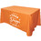 TOPTIE Personalized 4 Feet Table Cloth for Tradeshow Events, Open Back