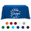 TOPTIE Personalized 6 Feet Table Cloth, Open Back, Full Color Imprint