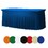 TOPTIE Blank Fitted Table Cover Fits 8 FT Table Full Color Imprint Stretch Fabric Open Back