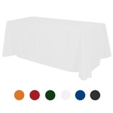 TOPTIE Blank Tablecloth for 4 Ft Table, Heat Transfer Printing, Open Back