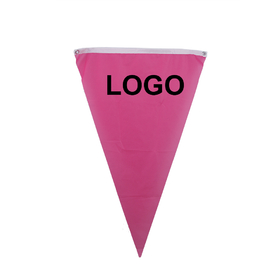 Muka 25 Custom Printed Triangle Nylon Flags/pennant 2 1/2"x 3 1/2", Promotional Products ($19.50 @ 25 min)