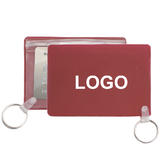 Custom Waterproof Zip Lock Wallet w/ Key Ring, 4