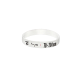 GOGO Blank White Camera Lens Focus Ring Wristband , 8