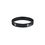 GOGO Blank Black/Gold Camera Lens Silicone Wristband, 8" L X 0.47" H X 0.08" W