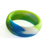 Custom Swirl Color Debossed Silicone Rings, 2 mm Thickness, Price/each