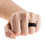 (Price/3 PCS) GOGO Unisex Silicone Wedding Ring Safe Rubber Band - 8mm Wide, Price/3 PCS