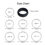 (Price/10 PCS) GOGO Silicone Ring Wedding Band For Men and Women, Silicone Rubber Bands - 8mm Wide