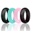 (Price/4 PCS) GOGO Silicone Wedding Ring for Women,Rubber Rings,Comfortable fit,No-Toxic,Skin Safe, Price/4 PCS