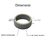 (Price/3 PCS) GOGO Silicone Wedding Rings Rubber Bands for Men & Women - 8mm Wide, Price/3 PCS