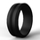 (Price/7 PCS) GOGO Unisex Silicone Wedding Ring Premium Rubber Wedding Bands, V-Shape Top Beveled Edges - Width 8mm & Thickness 2.5mm, Price/7 PCS