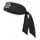 GOGO Custom Tie Back Headband, Black Personalized Tennis Headband, Design Your Own Tie Headband