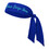GOGO Custom Tie Back Headband, Embroidered Tie Sweatband, Royal Blue Sports Headband, Design Your Own Headband