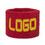 GOGO Custom Kids Wristbands, Embroidered Elastic Terry Cloth Wristband 3" x 2-1/8" - Black