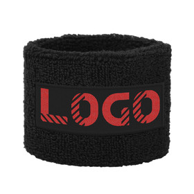 GOGO Custom Kids Wristbands with Patch, Elastic Athletic Cotton Sweatbands 3" x 2-1/8"