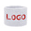 GOGO Custom Kids Wristbands with Patch, Elastic Athletic Cotton Sweatbands for Sports - White