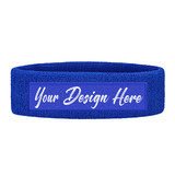 Personalized Sports Headband, Soft Sweatband, Athletic Terry Cloth with Patch