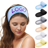 GOGO Custom Cotton Spa Hair Band Makeup Facial Headband - Embroidery & Heat Transfer