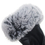 Opromo Women Winter Touchscreen Gloves Warm PU Leather Rabbit Fur Driving Gloves
