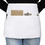 TOPTIE Custom Print Waitress Waiter Server Bistro Waist Apron with 3 Pockets, Restaurant Kitchen Chef Half Aprons, 24"W x 12"H