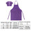 TOPTIE Cotton Canvas Kids Cooking Aprons and Chef Hat Set
