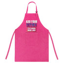 TOPTIE Custom Cotton Canvas Kid's Aprons with Pocket, Personalized Artist Apron & Chef Apron