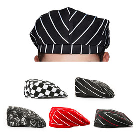 TOPTIE Chef Hat, Men's and Women's Beret Hat, Cafe & Restaurant Attendant Hat