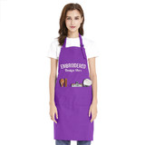 TOPTIE Custom Embroidered Adjustable Bib Aprons with 2 Pockets, Kitchen Cooking Chef Painting Apron for Men and Women