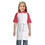 TOPTIE White Blank DIY Kids Cotton Canvas Apron with Pockets and Adjustable Waist Ties, 25" L X 20" W