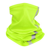 Muka Visibility Reflective Safety Neck Gaiter Headband Bandana Face Scarf Wind Dust Sun UV Protection Balaclava, 18 7/8
