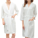 Opromo Adults Unisex Kimono Waffle Hotel Bathrobe Spa Robes for Men and Women