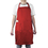 TOPTIE Oversized Unisex Adjustable Polyester/Cotton Bib Apron with 2 Pockets, 32 x 38 inches