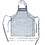 Opromo Adjustable Chalk Stripe Bib Apron with 2 Pockets,2 Size 31 x 23 inches/33 x 27 inches