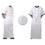 Opromo Long Bistro Apron with Pocket, 27.5 x 32 inches, Various Colors