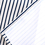 Blank Chalk Stripe Bib Apron with Two Pockets, 31 1/2"L x 27 1/2"W, Price/each