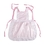 Blank Girls Pink Dot Lovely Apron with Pocket, Double-Layer Waterproof Apron, Kids Apron