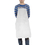 Opromo 10-Pack Adult Non Woven Disposable Apron Full Length Chef's Apron, 25 x 35 inches