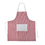 (Price/2PCS)Stripe Cotton Canvas Aprons With Pocket, 31.5 x27.6 inches