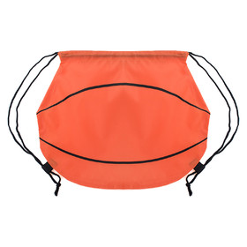MUKA Basketball Drawstring Favors Bag Backpack Sports Sack Pack for Gym Travel School, 15 3/4"W x 14"H