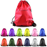 Opromo Waterproof Drawstring Backpack Cinch Sack String Storage Bag, 15