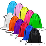 Muka 10PCS Small Drawstring Backpack for School Sports bags, Candy bags, Christmas Festival bags