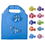 Opromo Lightweight Cute Fishes Folding Shopping Bags Fits in Pocket, 10 Colors, 14 3/4"L x 20 17/20"H
