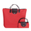 Opromo Foldable Oxford Shopping Tote Handbag Women's Tote Crossbody Bag Travel Handle Bag