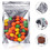 Sample Muka Heat Sealable Aluminium Foil Zip Lock Stand Up Food Pouch Bags with Notch - FDA Compliant