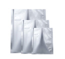 100 PCS Aspire Silver Metallized Flat Pouch Bags, (0.125 OZ to 20 OZ)
